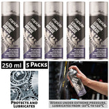 5X Rapide Lithium Grease 250ml Spray Paint