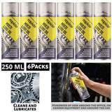 6X Rapide Multi Lube Oil 250ml Spray Paint