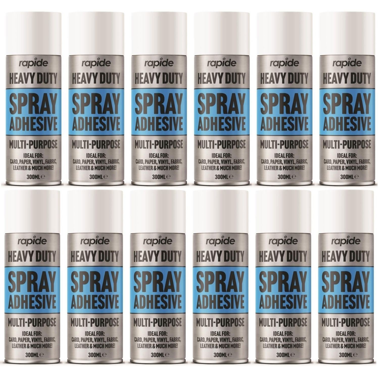 Rapide Heavy Duty Spray Adhesive Glue 300ml for Multi-Purpose Use and Strong Bonding
