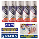5X Rapide Sticker Remover Spray 250ml Spray Paint