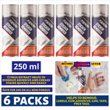6X Rapide Sticker Remover Spray 250ml Spray Paint