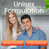 Unisex formulation of multi vitamins 360 tablets designed for both men and women for convenient nutrition