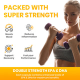 Red Label Health Omega 3 fish oil 1000mg capsules packed with super strength for health benefits