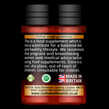 Red Label Health Vitamin B Complex Tablets UK for daily energy and health support in a compact bottle