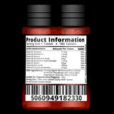 Red Label Health Vitamin B Complex Tablets UK is a bottle containing 180 tablets for energy and vitality.