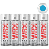 5X WRX Flat Blue Acrylic Spray Paint 400ml Spray Paint