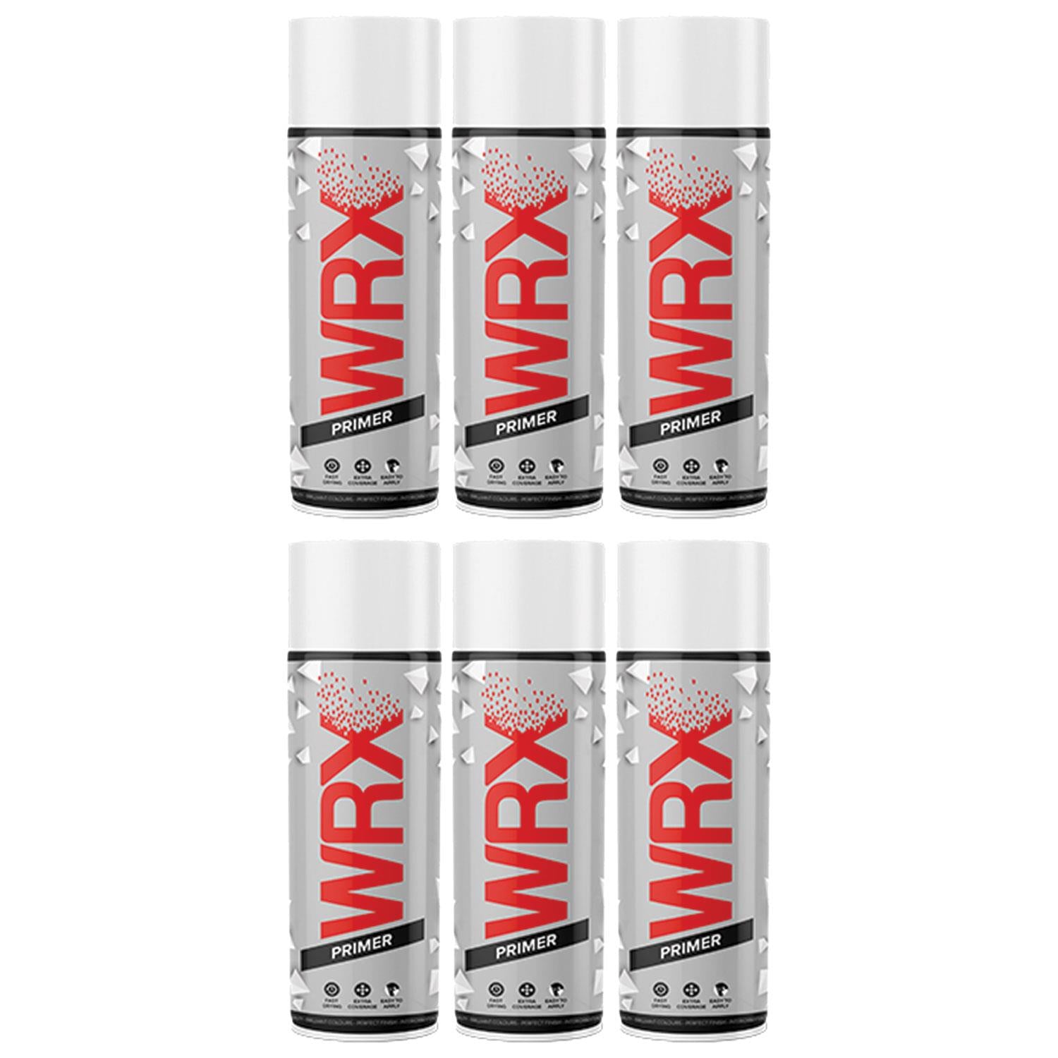 6X WRX Clear Surface Primer Spray Paints 400ml Technical Spray