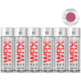 6X WRX Flat Blush Acrylic Spray Paint 400ml Spray Paint