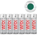 6X WRX Flat Green Spray Paint Acrylic 400ml Spray Paint