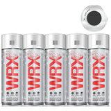 5X WRX Gloss Black Spray Paint 400ml Spray Paint