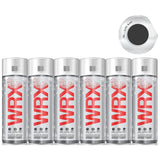 6X WRX Gloss Black Spray Paint 400ml Spray Paint