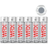 6X WRX Gloss Grey Spray Paint Acrylic 400ml Spray Paint