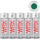 5X WRX Flat Green Spray Paint Acrylic 400ml Spray Paint