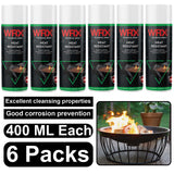 6X WRX Heat Resistant Black Spray 400ml Technical Spray