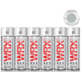6X WRX Flat Light Grey Spray Paint 400ml Spray Paint