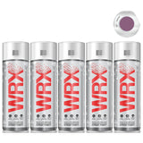 5X WRX Flat Maroon Spray Paint 400ml Spray Paint