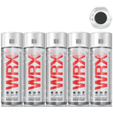 5X WRX Matt Black Spray Paint 400ml Spray Paint