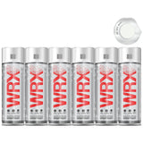 6X WRX Matt White Spray Paint 400ml Spray Paint