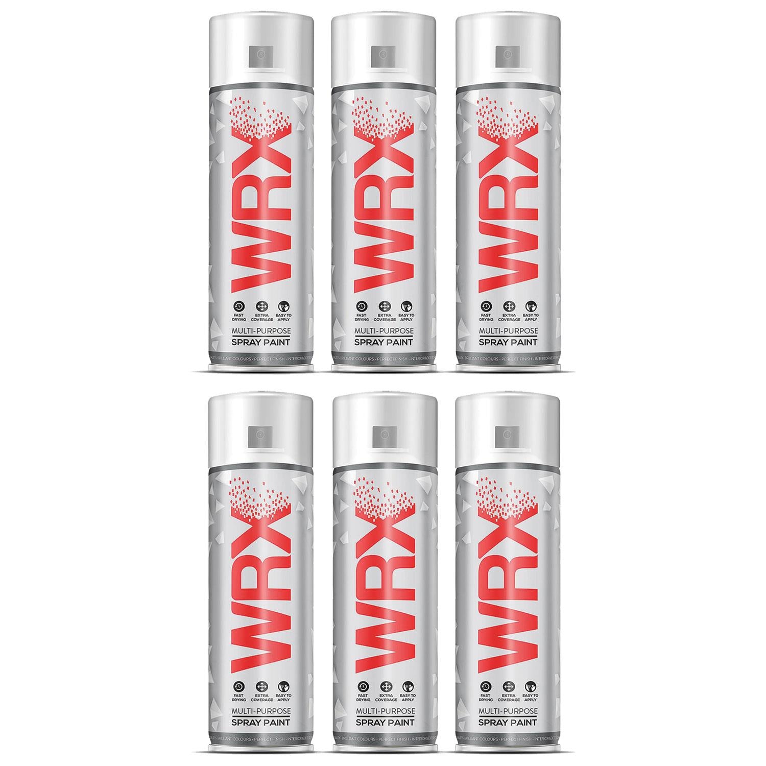 6X WRX Traffic Red Spray Paints 400ml Technical Spray