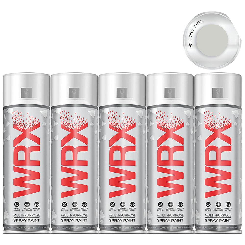 5X WRX Grey White Spray Paint 400ml Spray Paint
