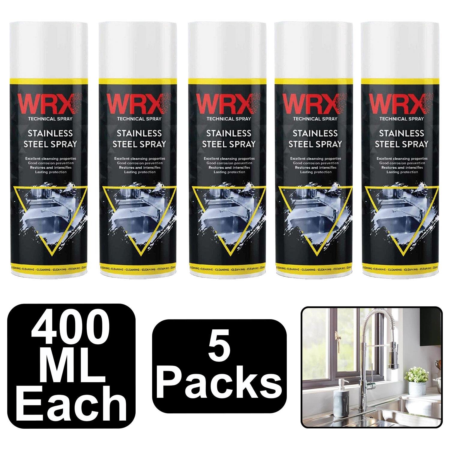 5X WRX Stainless Steel Spray Paint 400ml Technical Spray