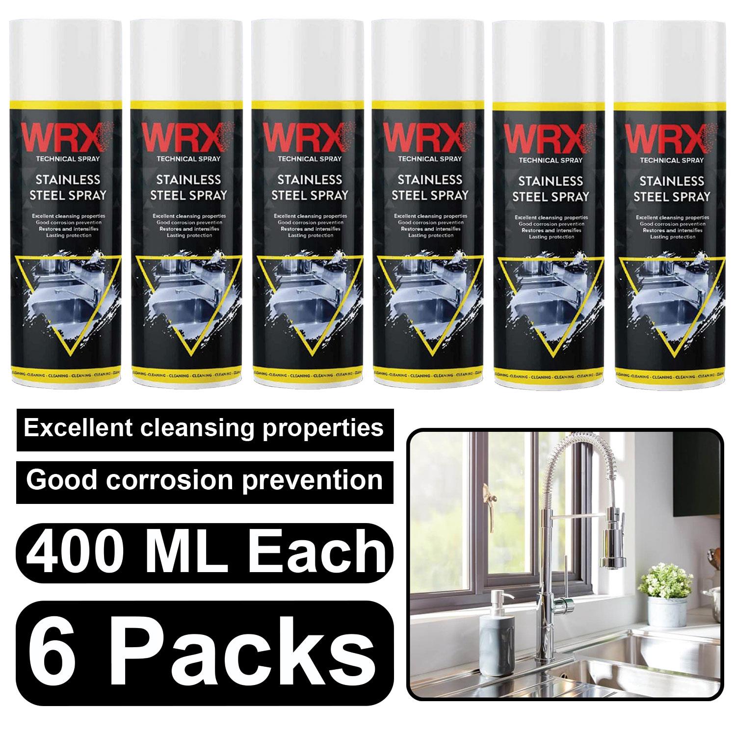 6X WRX Stainless Steel Spray Paint 400ml Technical Spray