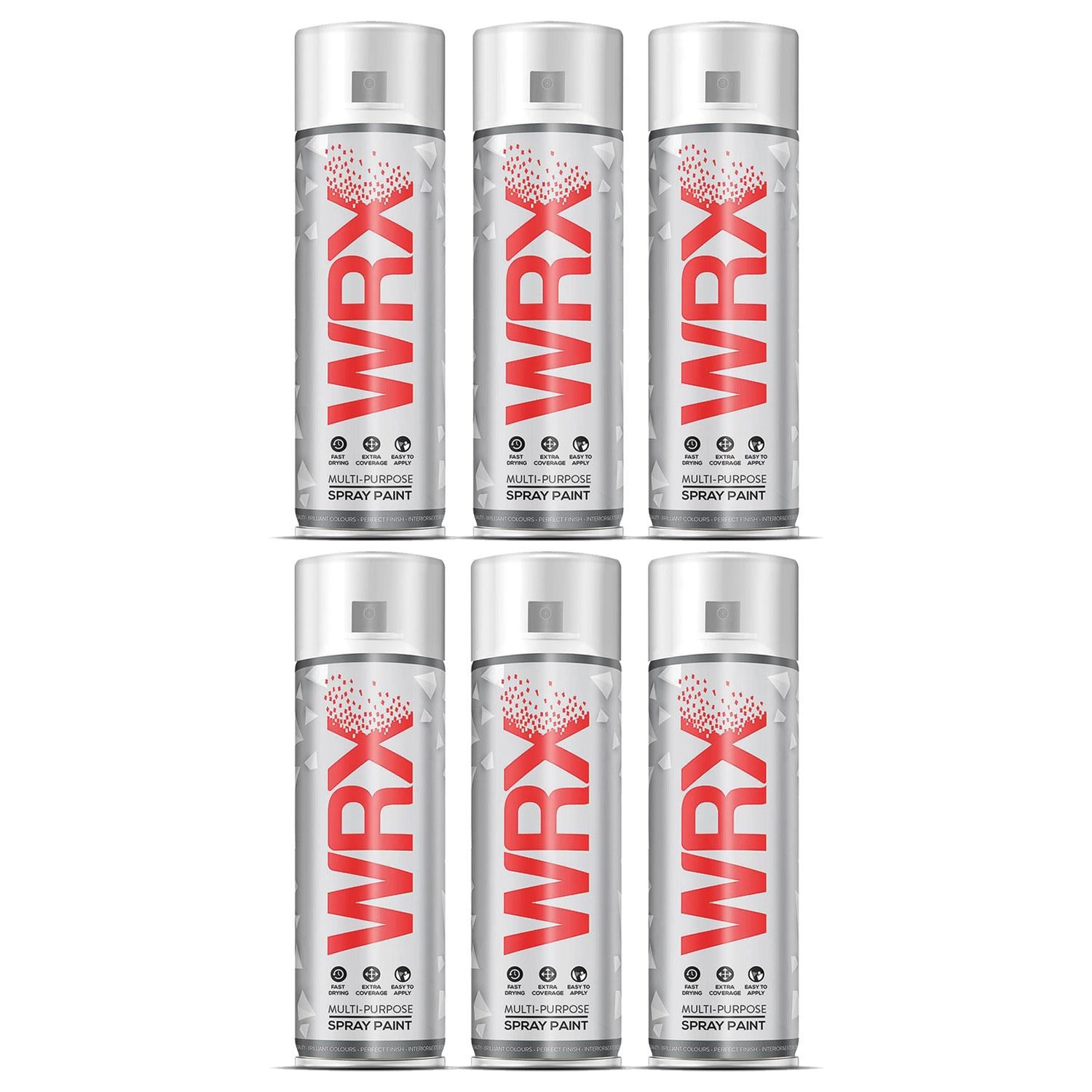 6X WRX Traffic Green Spray Paints 400ml Technical Spray