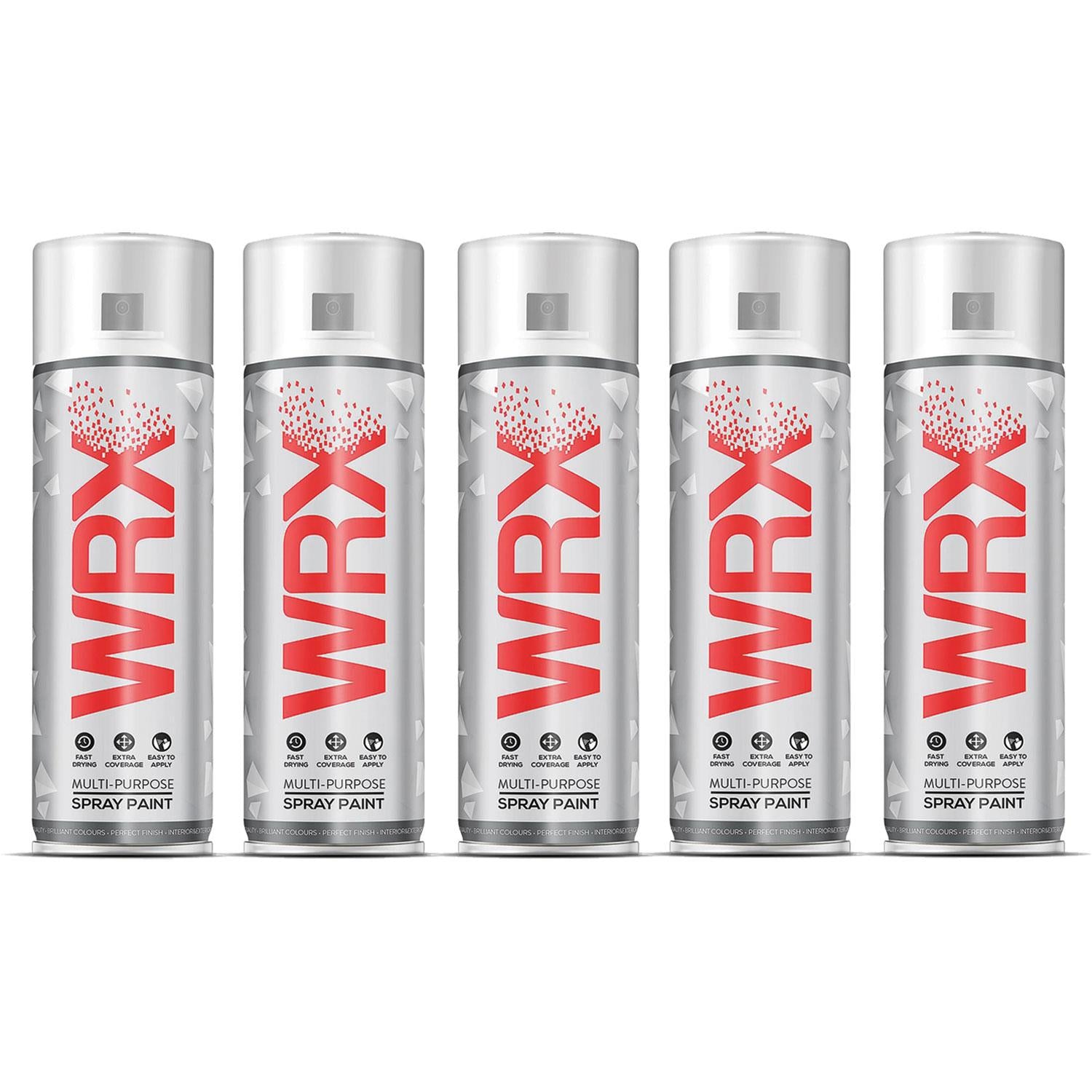 5X WRX Traffic Red Spray Paints 400ml Technical Spray