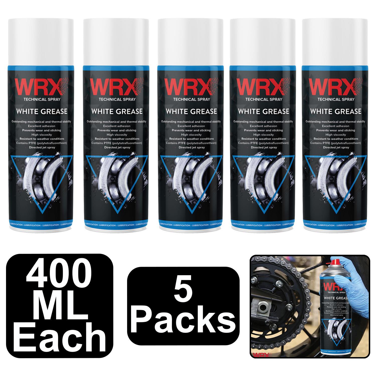 5X WRX White Grease Spray 400ml Technical Spray