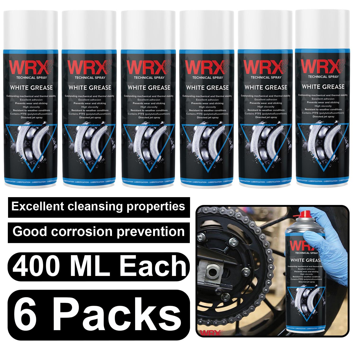 6X WRX White Grease Spray 400ml Technical Spray