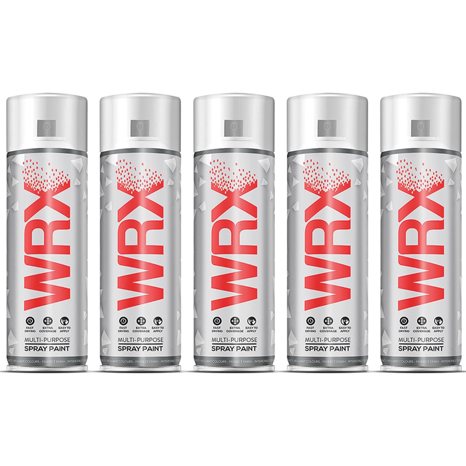 5X WRX Black Surface Primer Spray Paints 400ml Technical Spray