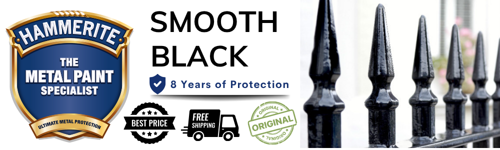Hammerite Smooth Paints - Black