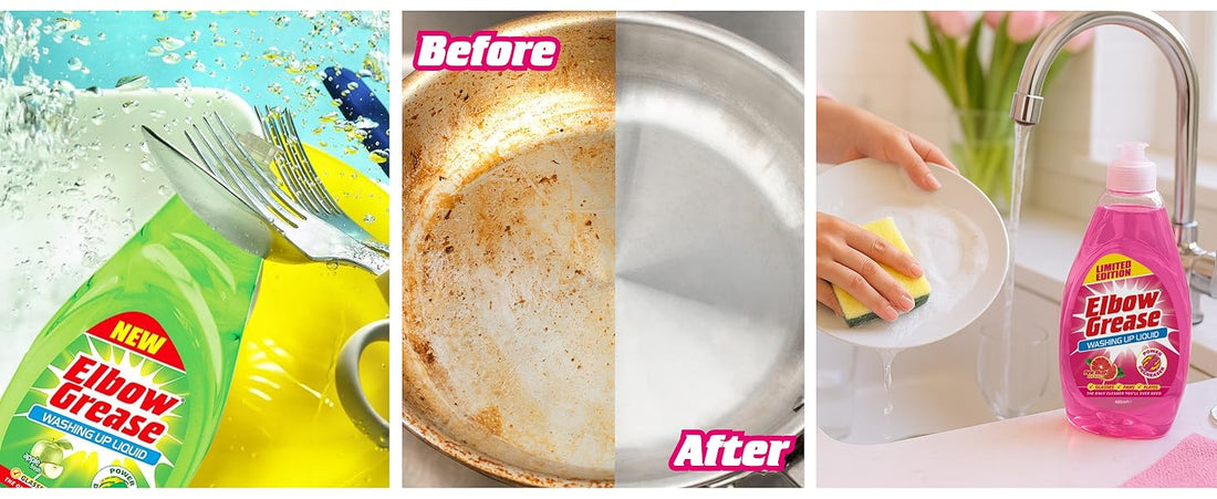 elbow grease washing up liquid-lemon