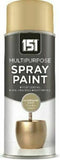 4X 151 Champagne Gold Metallic Gloss Spray Paint 400ml Spray Paint