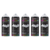 5X Clear Coat Clear Matt Spray Paint 400ml