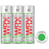 3X WRX Fluorescent Garden Green Spray Paint 400ml Spray Paint
