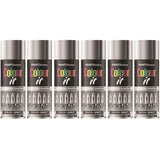 6X Paint Factory Chrome Effect Gloss Spray Paint 400ml