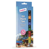 2X - Oil Paint Tube Set, 12 Colour 6ml Each