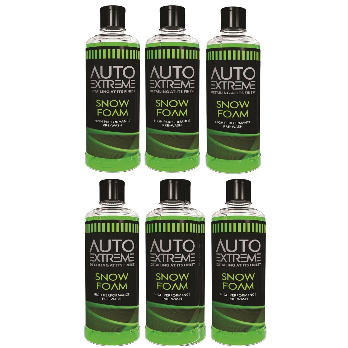 6X - Auto Extreme Snow Foam Bottle Pre Wash 800ml