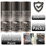 3X Auto Extreme Bumper & Trim Black Spray Paint 400ml Spray Paint