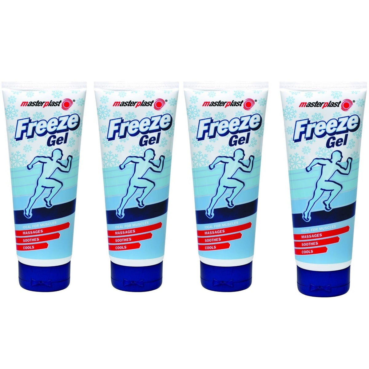4X - Masterplast Freeze Gel Tube 170ml