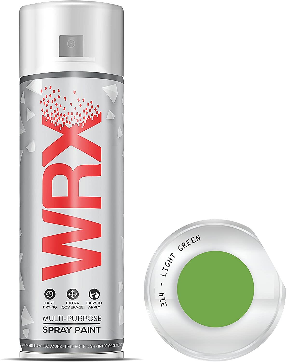 WRX Flat Light Green Spray Paint Solvent Based 400ml Spray Paint