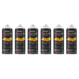 6X Lemon Yellow RAL 1037 Gloss Spray Paint 400ml