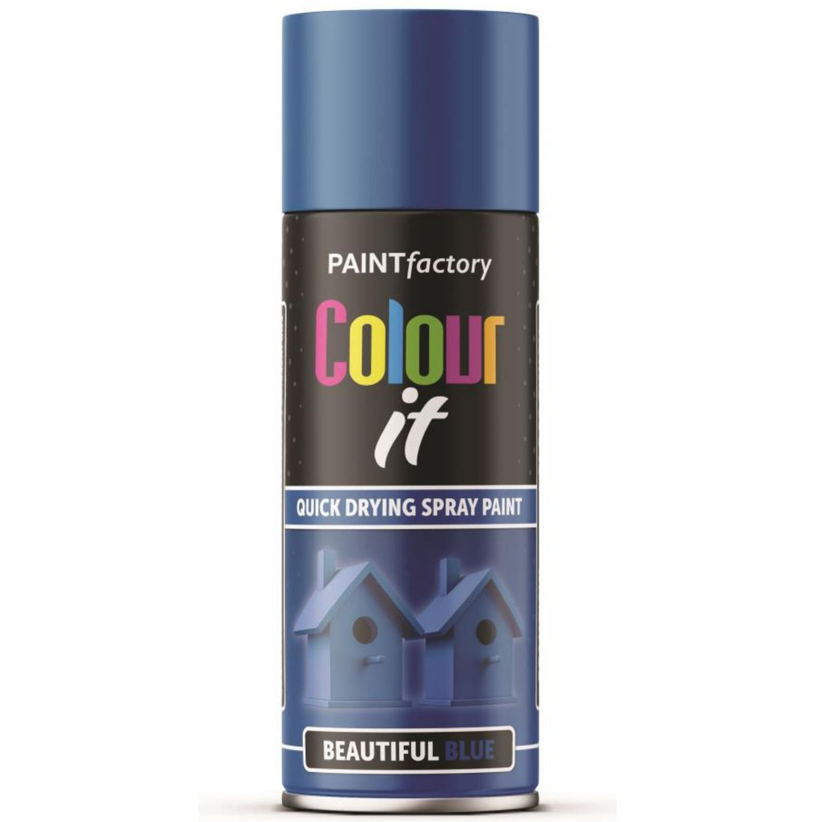 Paint Factory Beautiful Blue Gloss Spray Paint 400ml
