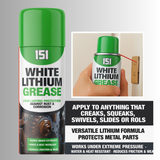 5X 151 White Lithium Grease Long Lasting Protection 400ml