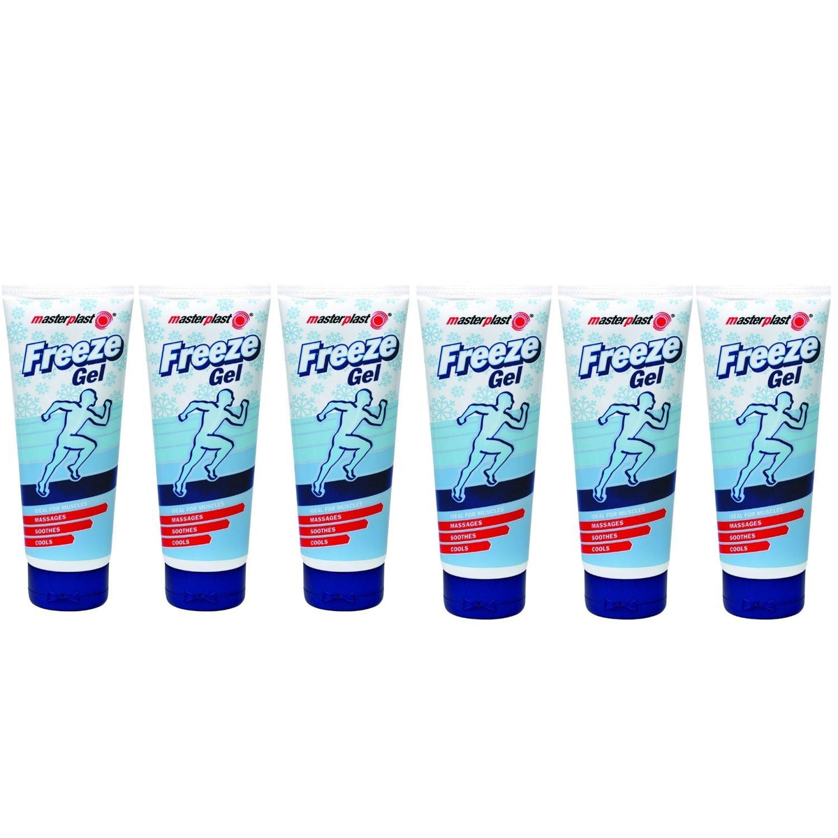 6X - Masterplast Freeze Gel Tube 170ml