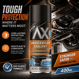 3X Underbody Sealant Black Spray 400ml