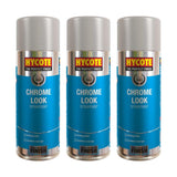 3X Hycote Chrome Look Spray Paint 400ml Spray Paint