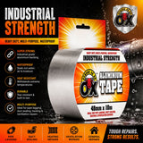 5X - STRONG AS AN OX Aluminium Tape 48 MM X 10M