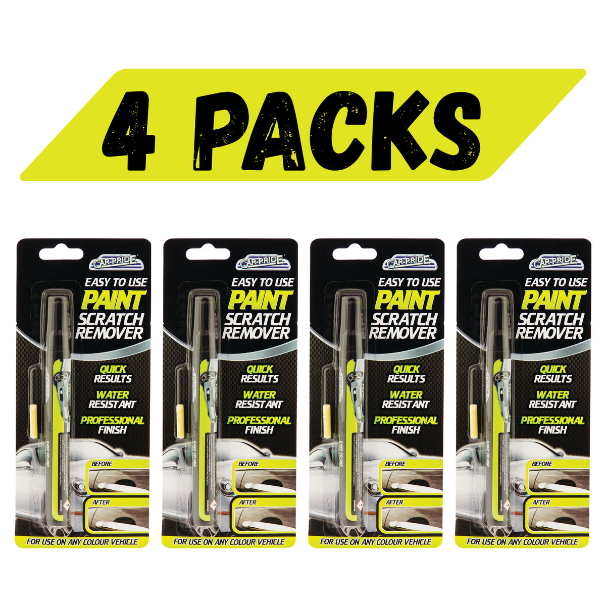 4X Car Scratch Remover Pen Repair For Any Vehicle Colour Professional Finish 21g